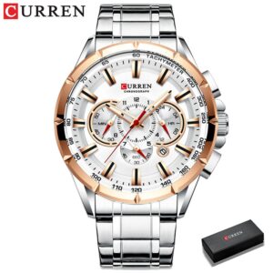 Reloj Curren 8363 Plata / Blanco