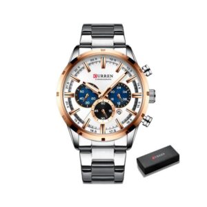 Reloj Curren 8355 plata/bronce