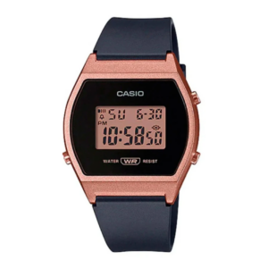 CASIO LW-204-1A NEGRO ROSE GOLD
