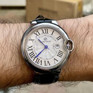 Reloj Hombre Pablo Raez Plata/Negro