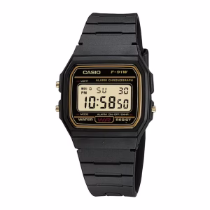 Reloj Casio f-91wg-9qdf Negro/Amarillo