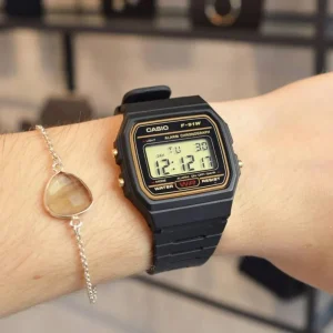 Reloj Casio f-91wg-9qdf Negro/Amarillo