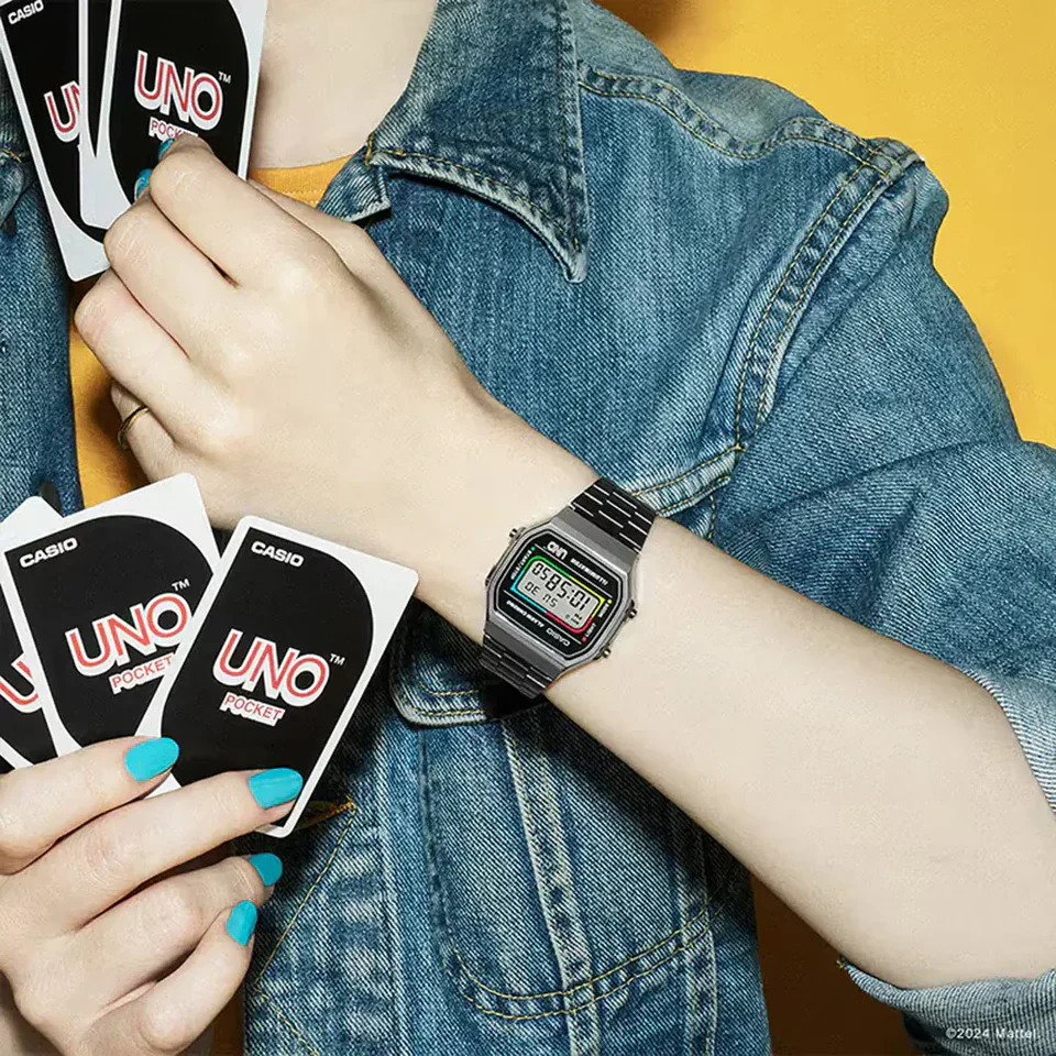 CASIO A168W Edición especial uno Negro - Imagen 4