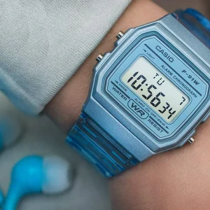 Reloj Casio f-91ws-2df Azul