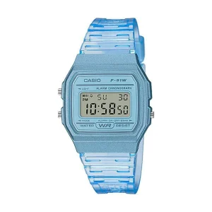 Reloj Casio f-91ws-2df Azul