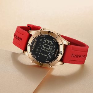 Naviforce Dama NF5054 Digital- Rojo/Bronce