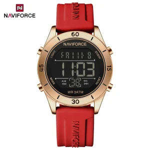 Naviforce Dama NF5054 Digital- Rojo/Bronce