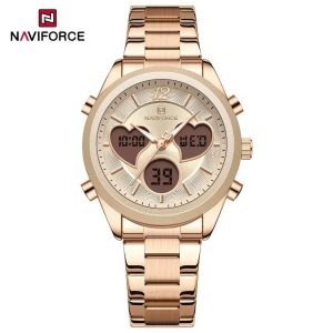 Reloj Naviforce Dama NF5045 Análogo y Digital-Rose Gold