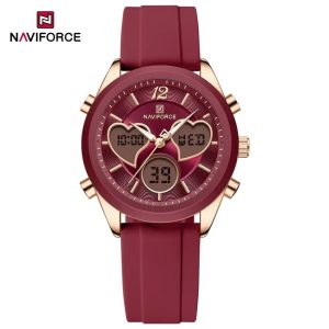 Naviforce Dama NF5045 Análogo y Digital- Rojo
