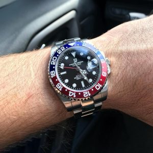 Pagani Design Automatico PD1662 Plateado Negro Pepsi Homenaje GMT Pepsi