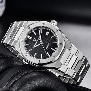 Pagani Design Automatico PD1673 Homenaje Audemars Piguet Royal Oak Plata / Negro